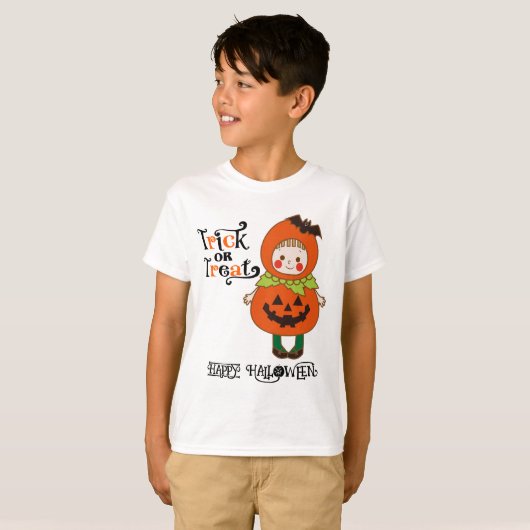 Halloween Custom grillige grappige Schattigee pomp T-shirt (Voorkant volledig)