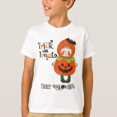 Halloween Custom grillige grappige Schattigee pomp T-shirt (Voorkant)