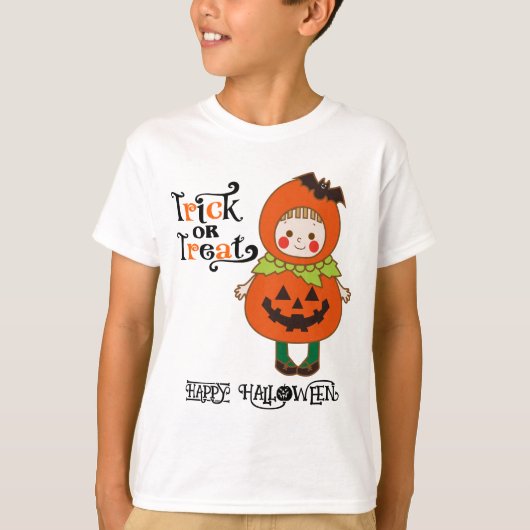 Halloween Custom grillige grappige Schattigee pomp T-shirt (Voorkant)