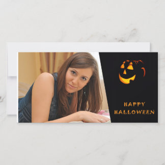 Halloween Custom Photo Card Feestdagenkaart