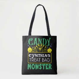 Halloween Custom Snoep Monster Canvas tas