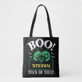Halloween Custom Snoep & Treat Canvas tas (Voorkant)