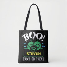 Halloween Custom Snoep & Treat Canvas tas