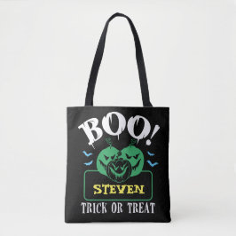 Halloween Custom Snoep & Treat Canvas tas