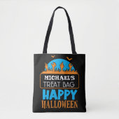 Halloween Custom Snoep & Treat Canvas tas (Voorkant)