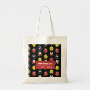 Halloween Custom Treat & Snoep Canvas tas