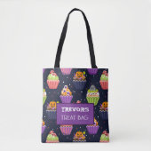 Halloween Custom Treat & Snoep Canvas tas (Voorkant)