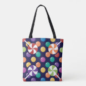 Halloween Custom Treat & Snoep Canvas tas (Achterkant)