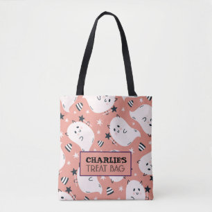 Halloween Custom Treat & Snoep Canvas tas