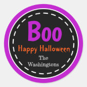 Halloween Custom Trick or treat Party Stickers (Voorkant)