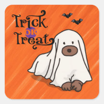 Halloween Custom Whimsical Funny Dog Sinaasappel