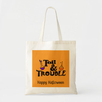 Halloween Custom Whimsical Funny Modern Sinaasappe Tote Bag