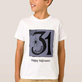 Halloween Custom Whimsical Funny Paarse T-shirt