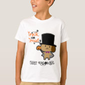 Halloween Custom Whimsical Funny Schattige Dog T-shirt (Voorkant)