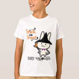 Halloween Custom Whimsical Funny Schattige Rabbit T-shirt
