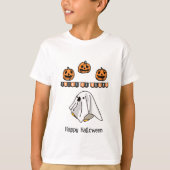 Halloween Custom Whimsical Grappig Modern T-shirt (Voorkant)