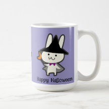 Halloween Custom Whimsical Schattige Wizard Rabbit