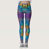 Halloween Cute and Spooky Leggings (Voorkant)