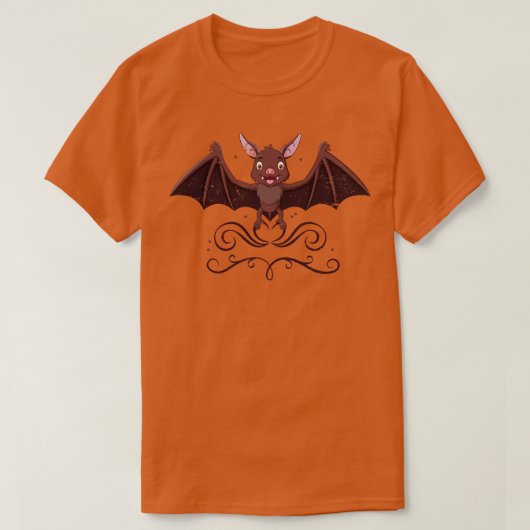 Halloween Cute Bat T-shirt (Design voorkant)