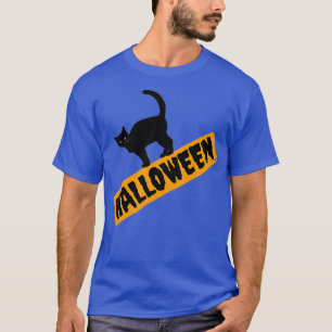 Halloween Cute black Cat T-shirt