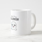 Halloween Cute Boo Newborn Baby Girl First Hallowe Grote Koffiekop (Voorkant rechts)