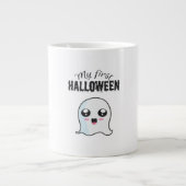 Halloween Cute Boo Newborn Baby Girl First Hallowe Grote Koffiekop (Voorkant)