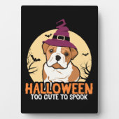 Halloween Cute Bulldog Dog Halloween Costumes Gift Fotoplaat (voorkant)