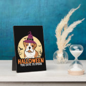 Halloween Cute Bulldog Dog Halloween Costumes Gift Fotoplaat (Zijkant)