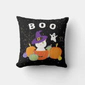 Halloween Cute Cat in Witch Pet Kussen (Voorkant)