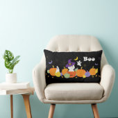 Halloween Cute Cat in Witch Pet Kussen (Stoel)