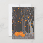 Halloween Cute Cat & Jack-o’-lantern Pumpkin Kaart (Achterkant)