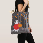 Halloween Cute Cat & Jack o lantern Tote Bag (Dichtbij)