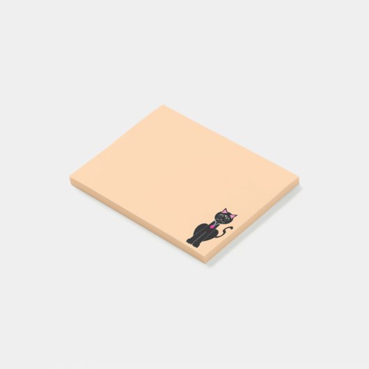 Halloween Cute Cat Post-it® Notes (Schuin)