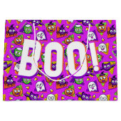 Halloween Cute Character BOO Gift Bag Groot Cadeauzakje (Voorkant)