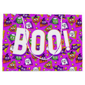 Halloween Cute Character BOO Gift Bag Groot Cadeauzakje (Achterkant)