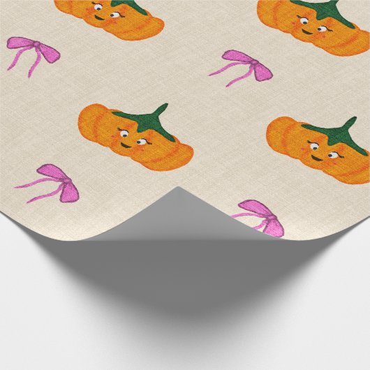 Halloween cute design,  cadeaupapier (Hoek)