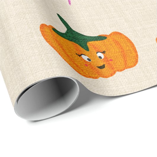 Halloween cute design,  cadeaupapier (Rol Hoek)