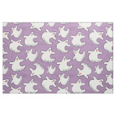 Halloween Cute Diva Ghost Random Pattern Paars BG Stof (Fat Quarter)