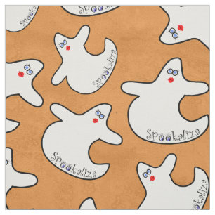 Halloween Cute Diva Ghost Random Pattern Sinaasapp Stof