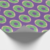 Halloween Cute Donuts Sprinkles Frosted Cadeaupapier (Hoek)
