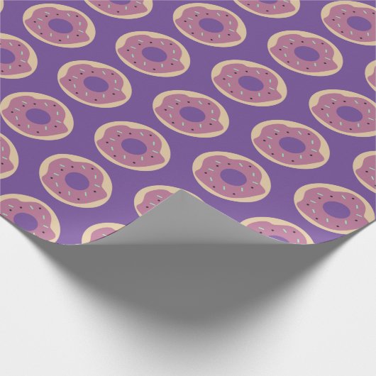 Halloween Cute Donuts Sprinkles Frosted Cadeaupapier (Hoek)