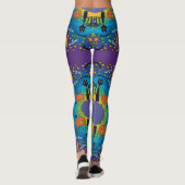 Halloween Cute en Enge Leggings (Achterkant)