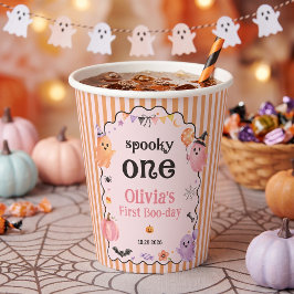 Halloween Cute Geest Verjaardagsfeestje Papieren B Bekers