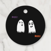 Halloween Cute Ghost Bedankjes Labels (Voorkant)
