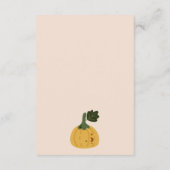 Halloween Cute Ghost Boo Books for Baby shower Informatiekaartje (Achterkant)