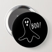 Halloween Cute Ghost Booo Ronde Button 4,0 Cm (Voorkant /achterkant)