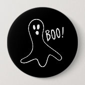 Halloween Cute Ghost Booo Ronde Button 4,0 Cm (Voorkant)