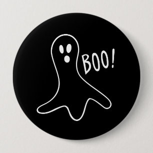 Halloween Cute Ghost Booo Ronde Button 4,0 Cm