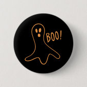 Halloween Cute Ghost Booo Ronde Button 5,7 Cm (Voorkant)