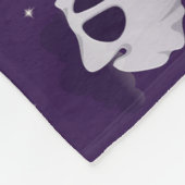 Halloween Cute Ghost Fleece Deken (Hoek)